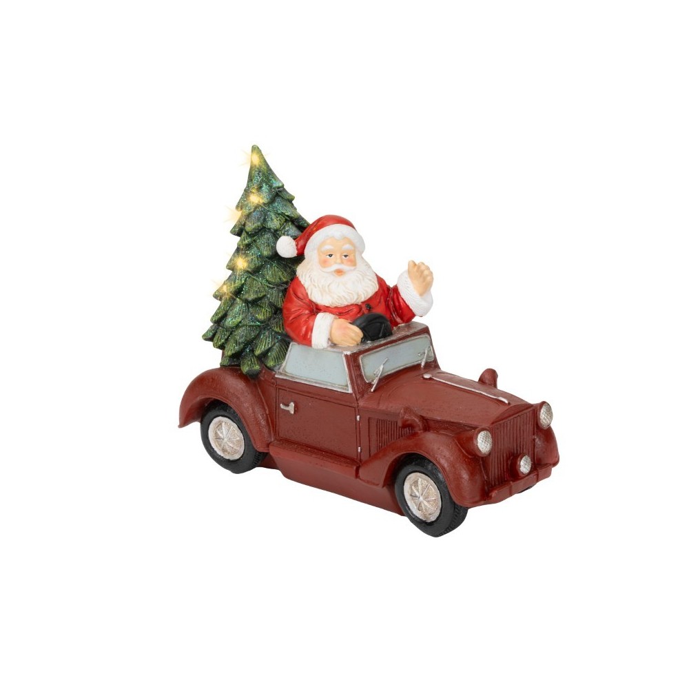 BABBO NATALE IN AUTO LED H.18
